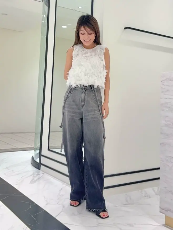 GRACE CONTINENTAL yukimi yonee コーディネート画像