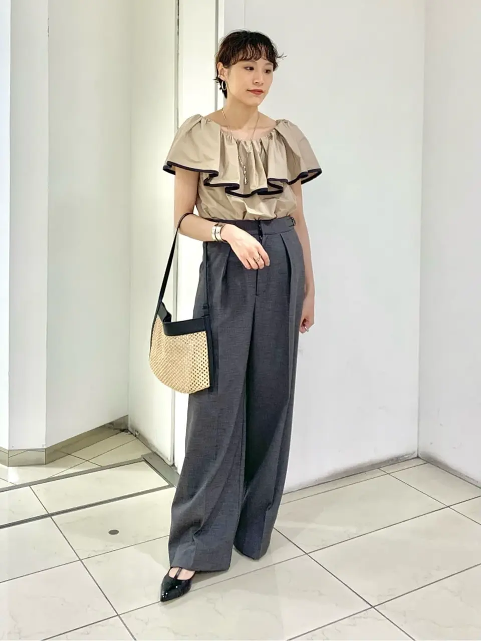 GRACE CONTINENTAL haruka iwasaki コーディネート画像