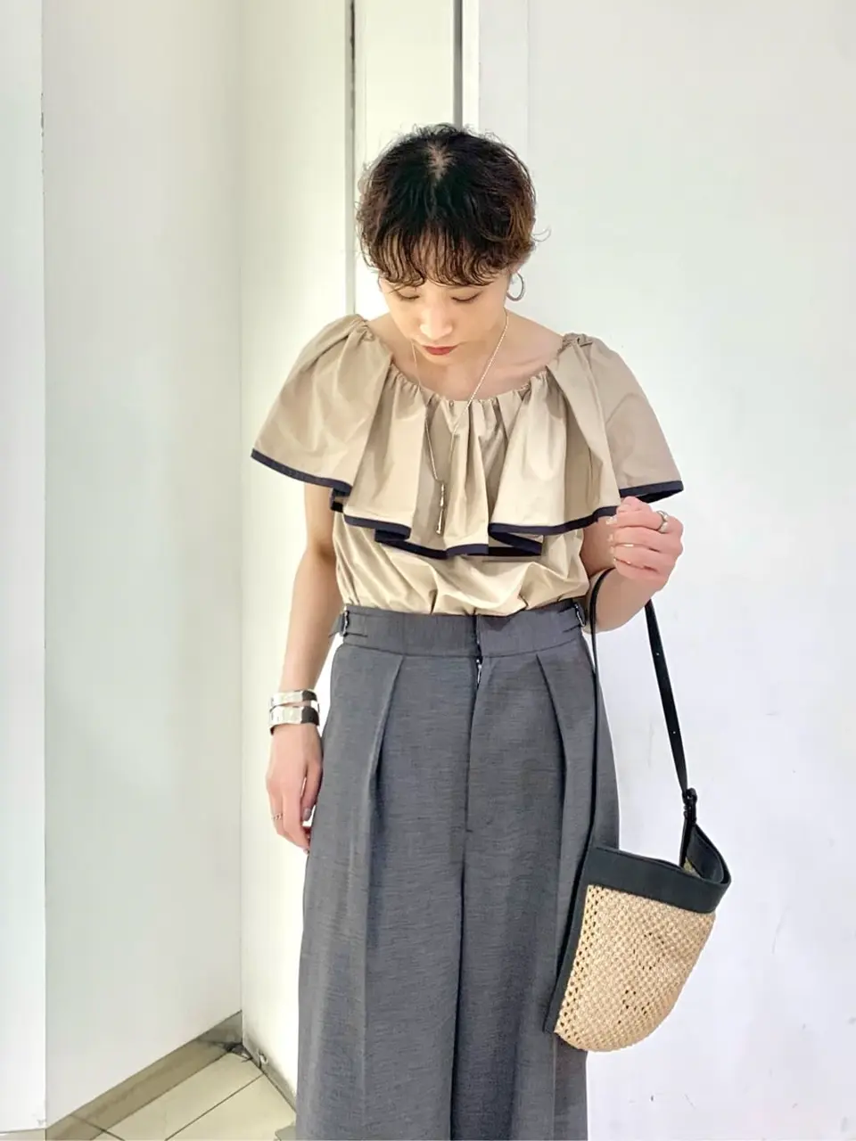 GRACE CONTINENTAL haruka iwasaki コーディネート画像