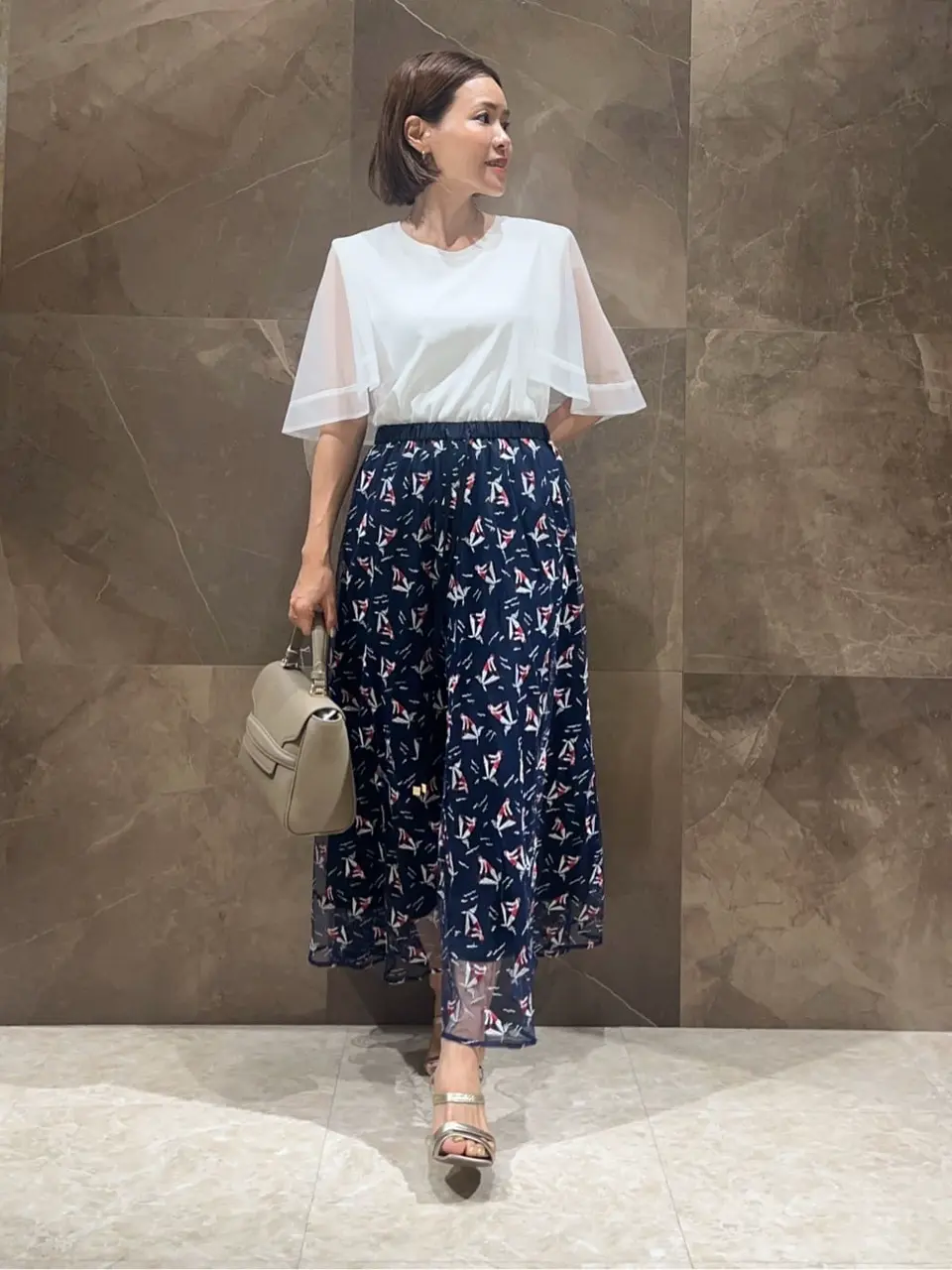 GRACE CONTINENTAL 穐山　香織 コーディネート画像