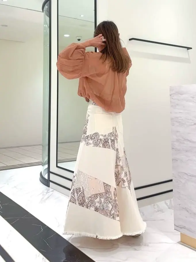 GRACE CONTINENTAL yukimi yonee コーディネート画像