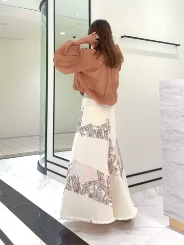 GRACE CONTINENTAL yukimi yonee コーディネート画像