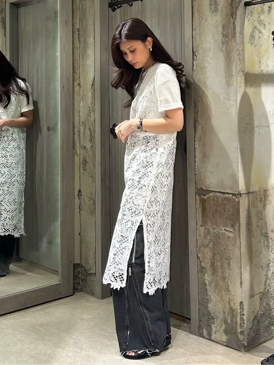 GRACE CONTINENTAL 志田　悠 コーディネート画像