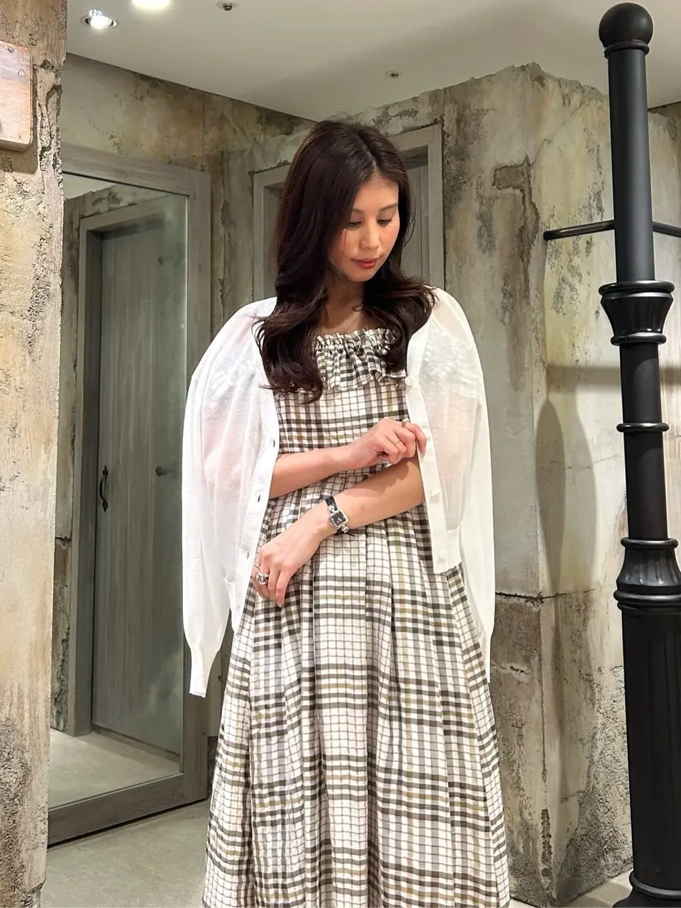 GRACE CONTINENTAL 志田　悠 コーディネート画像