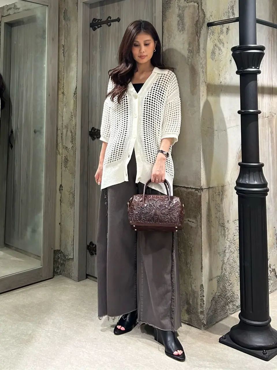 GRACE CONTINENTAL 志田　悠 コーディネート画像