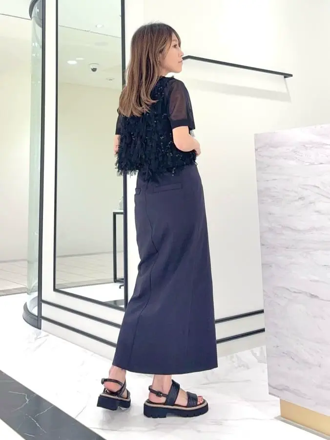 GRACE CONTINENTAL yukimi yonee コーディネート画像