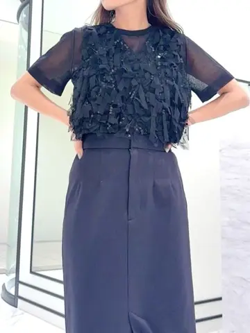 GRACE CONTINENTAL yukimi yonee コーディネート画像