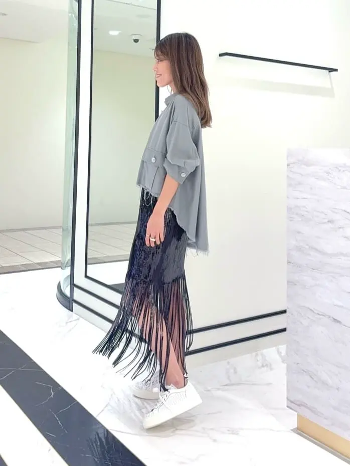 GRACE CONTINENTAL yukimi yonee コーディネート画像