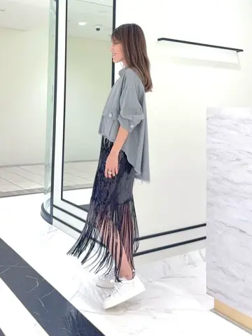 GRACE CONTINENTAL yukimi yonee コーディネート画像