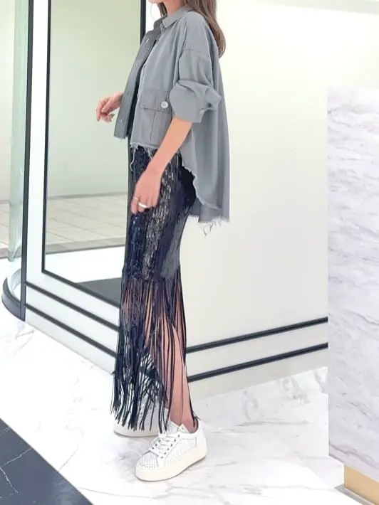 GRACE CONTINENTAL yukimi yonee コーディネート画像