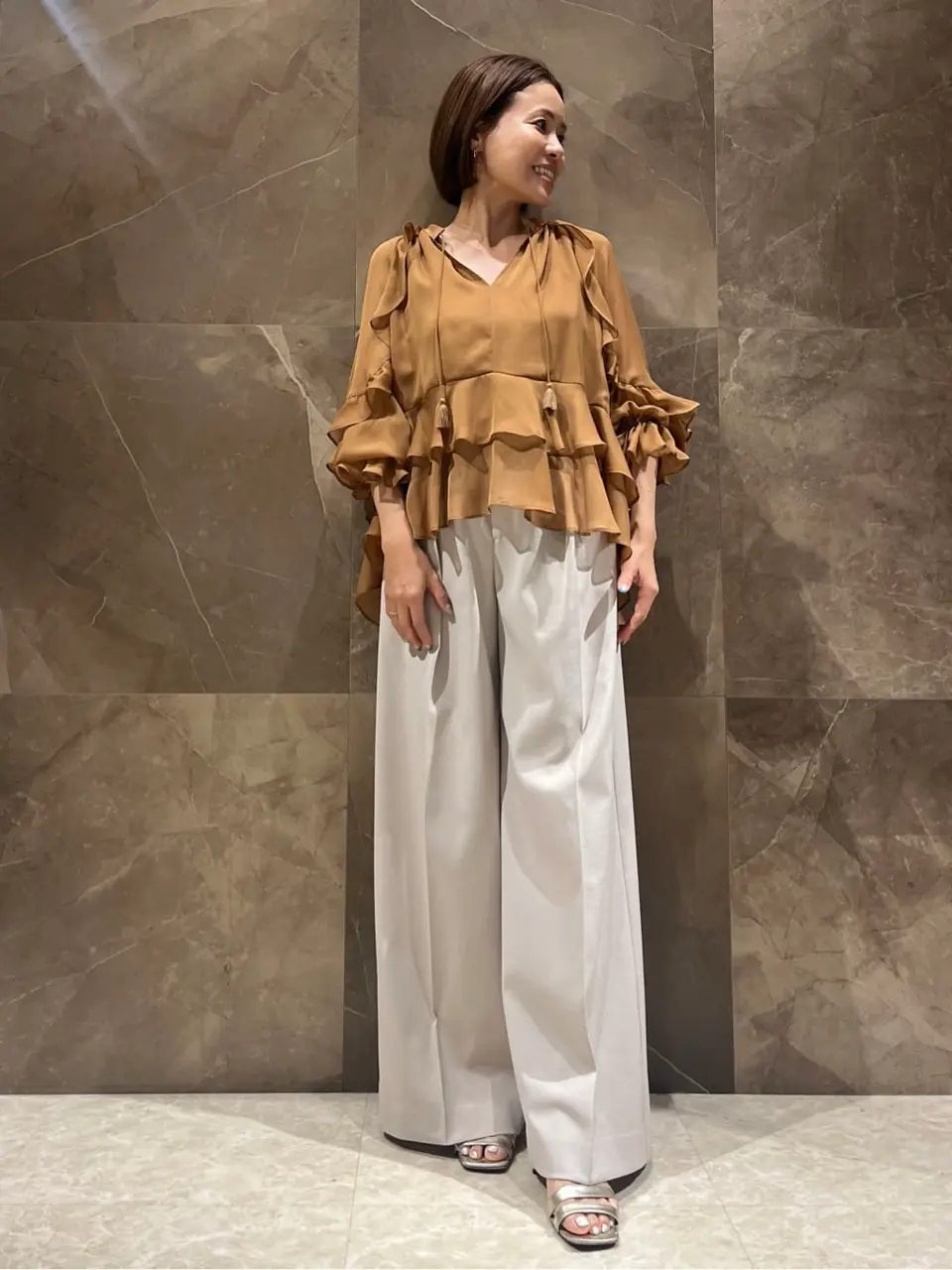 GRACE CONTINENTAL 穐山　香織 コーディネート画像