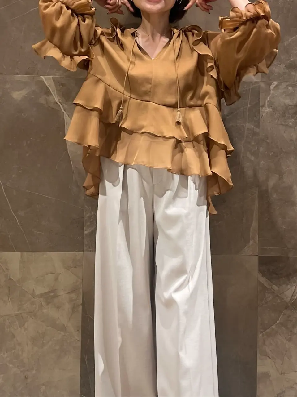 GRACE CONTINENTAL 穐山　香織 コーディネート画像