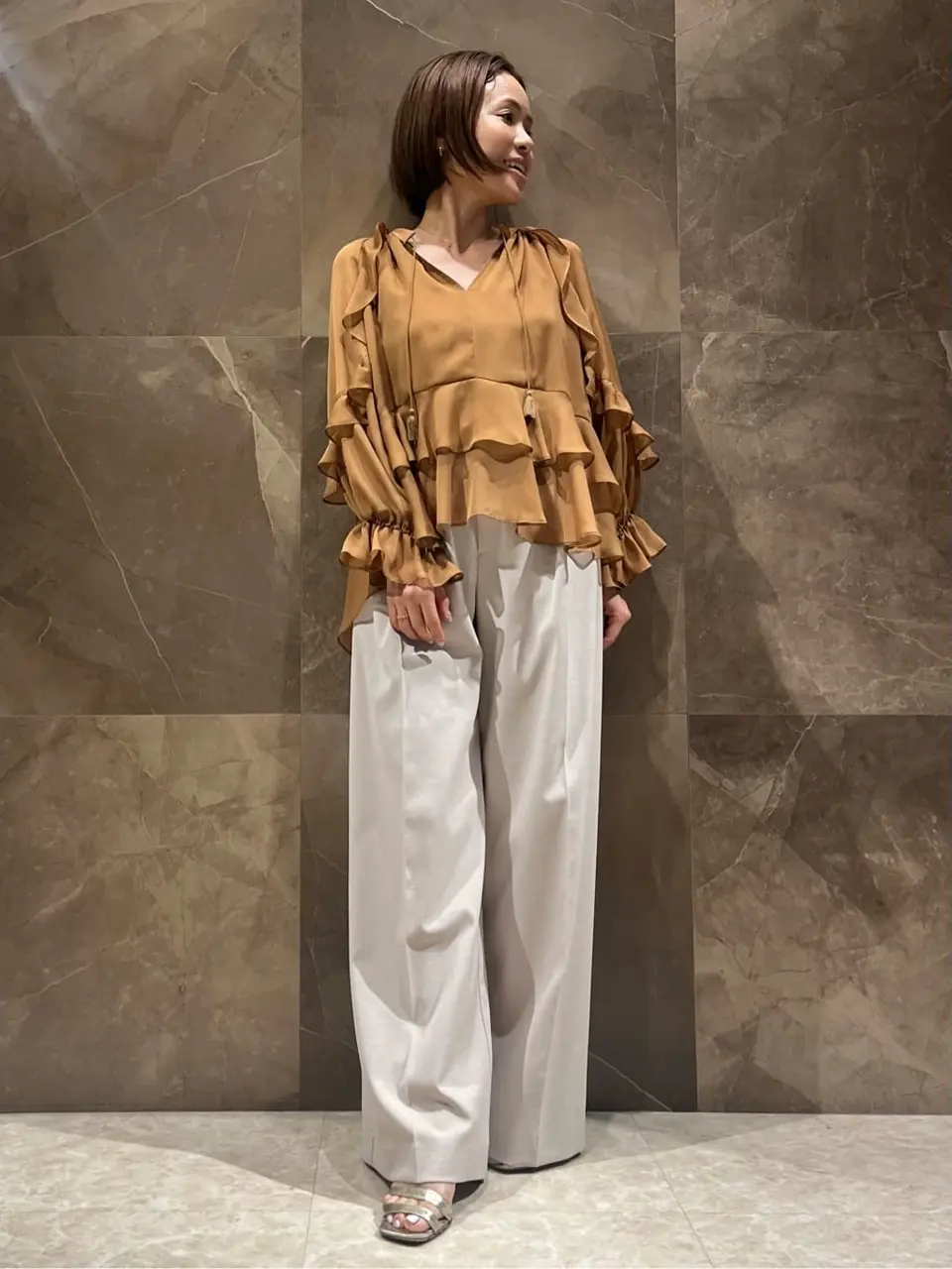 GRACE CONTINENTAL 穐山　香織 コーディネート画像