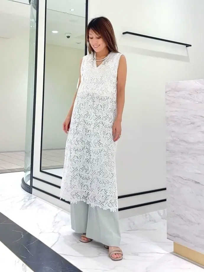 GRACE CONTINENTAL yukimi yonee コーディネート画像