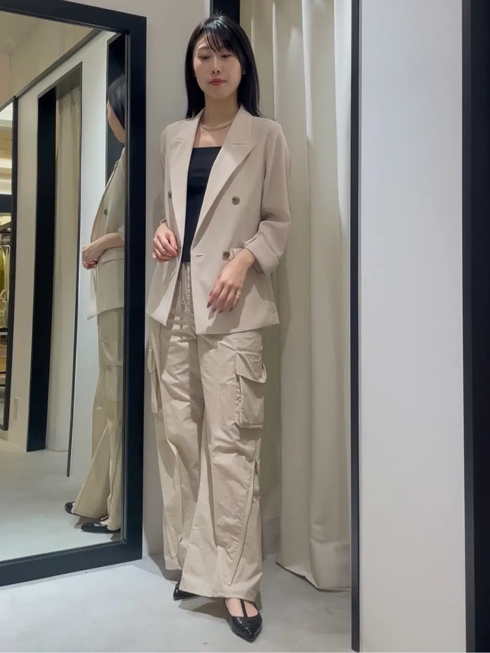 GRACE CONTINENTAL 端場　わかな コーディネート画像