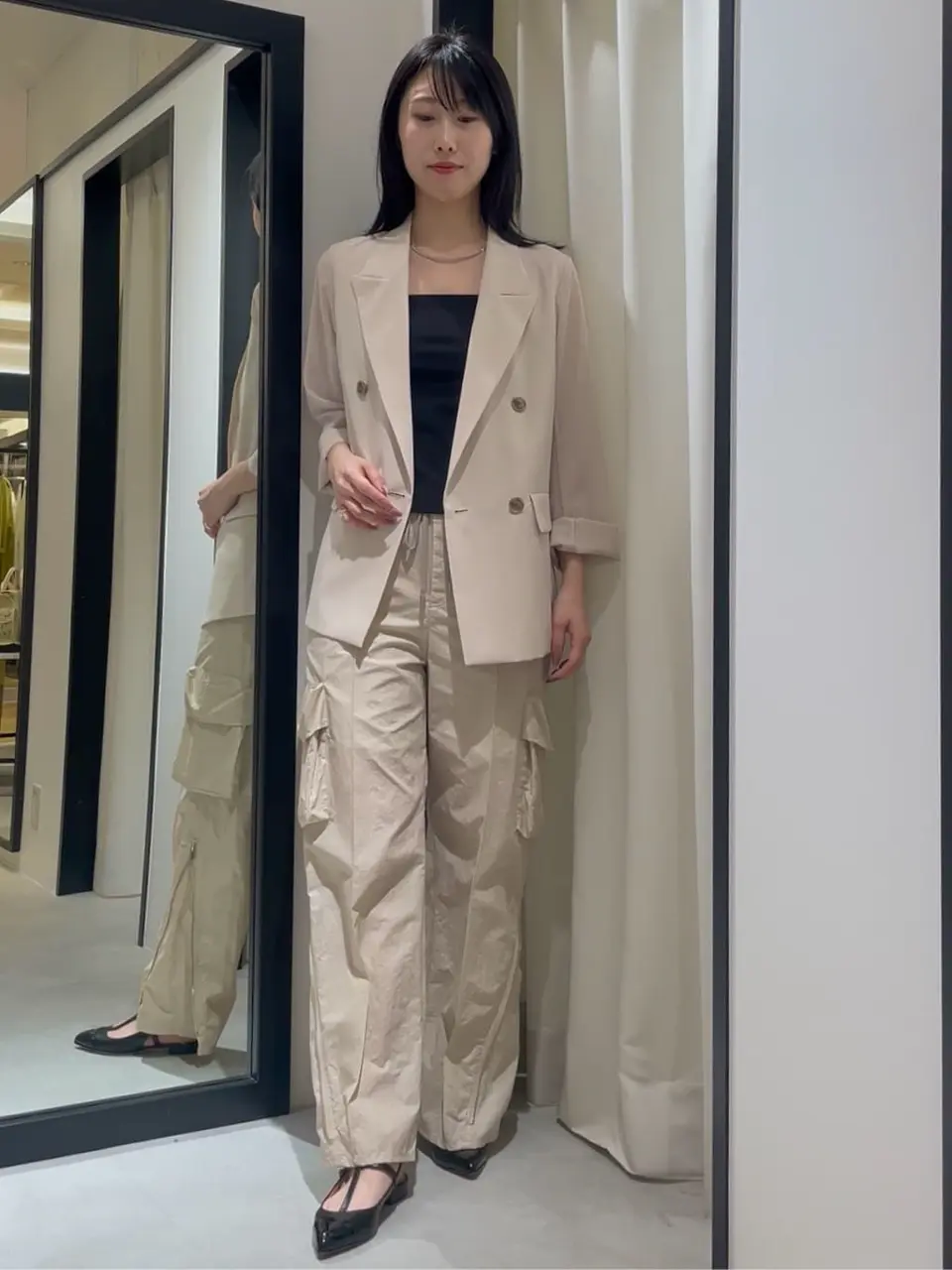 GRACE CONTINENTAL 端場　わかな コーディネート画像