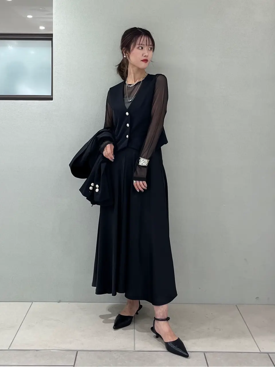 グレースコンチネンタル　長め丈ブラウス　未使用 レース付ブラウス / GRACE CONTINENTAL | GRACE CONTINENTAL
