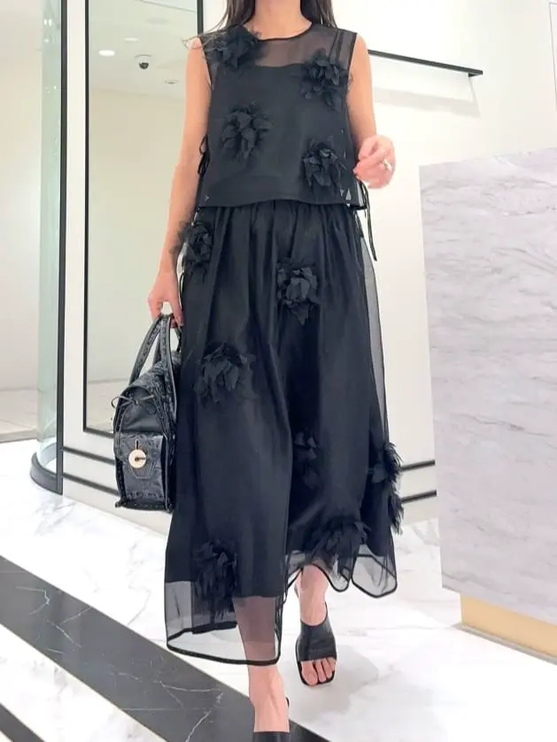 GRACE CONTINENTAL yukimi yonee コーディネート画像