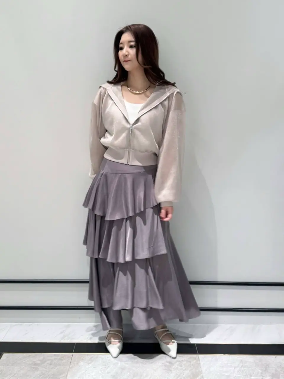 GRACE CONTINENTAL MOMOKO コーディネート画像