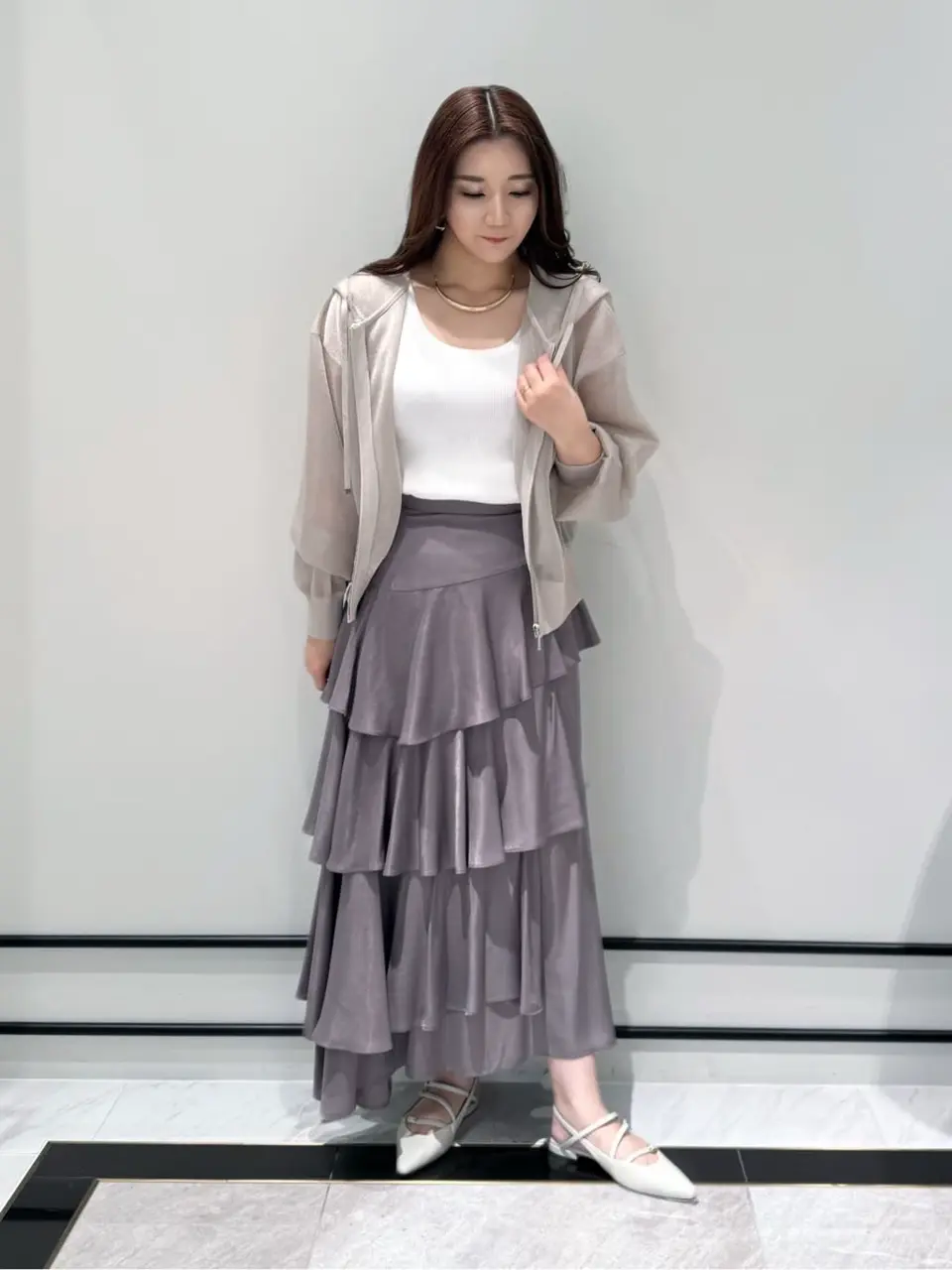 GRACE CONTINENTAL MOMOKO コーディネート画像