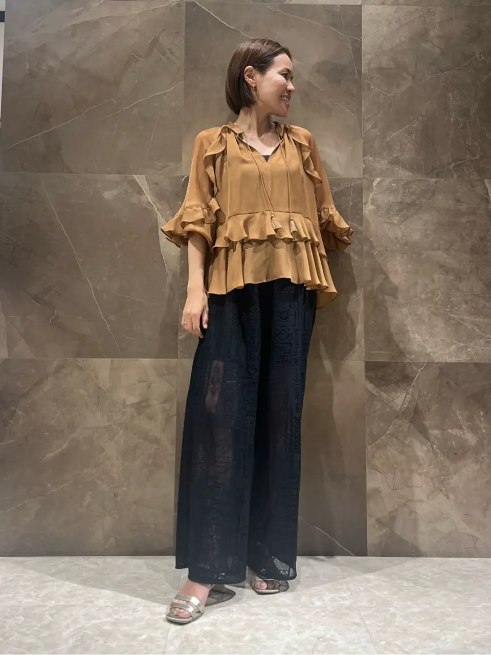 GRACE CONTINENTAL 穐山　香織 コーディネート画像