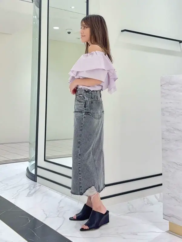 GRACE CONTINENTAL yukimi yonee コーディネート画像