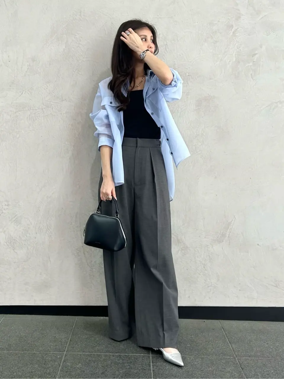 GRACE CONTINENTAL 志田　悠 コーディネート画像