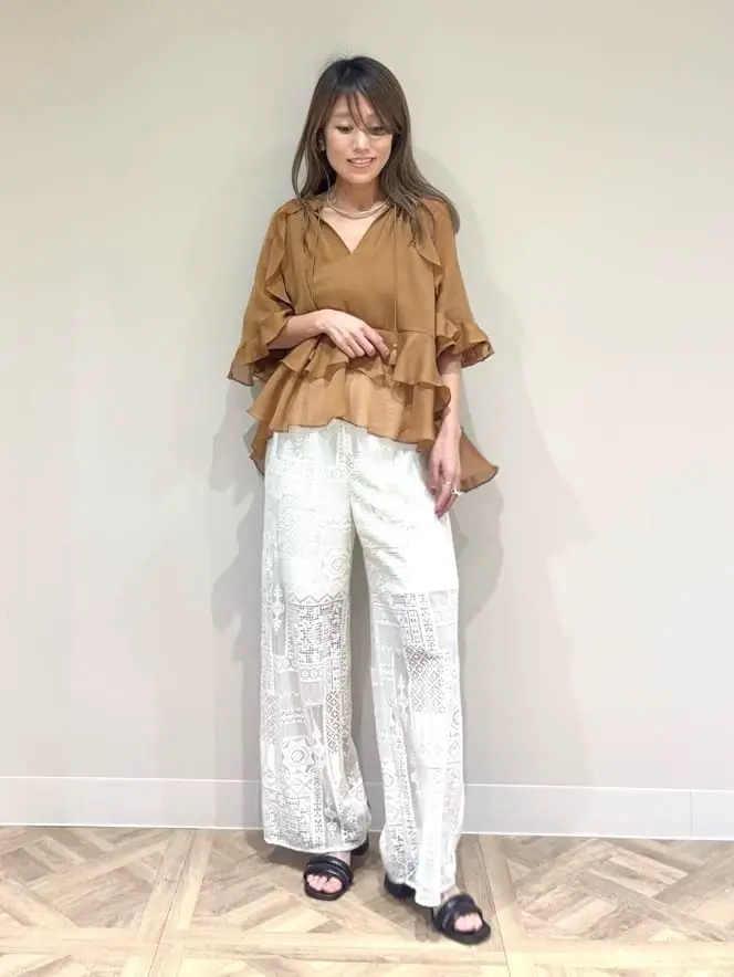 GRACE CONTINENTAL yukimi yonee コーディネート画像