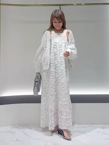 GRACE CONTINENTAL yukimi yonee コーディネート画像