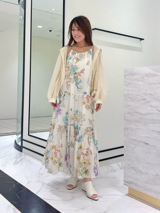 GRACE CONTINENTAL yukimi yonee コーディネート画像