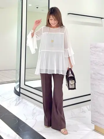 GRACE CONTINENTAL yukimi yonee コーディネート画像