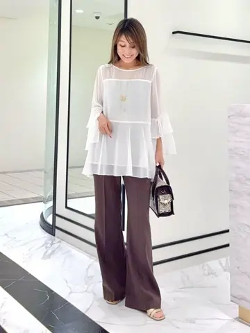 GRACE CONTINENTAL yukimi yonee コーディネート画像