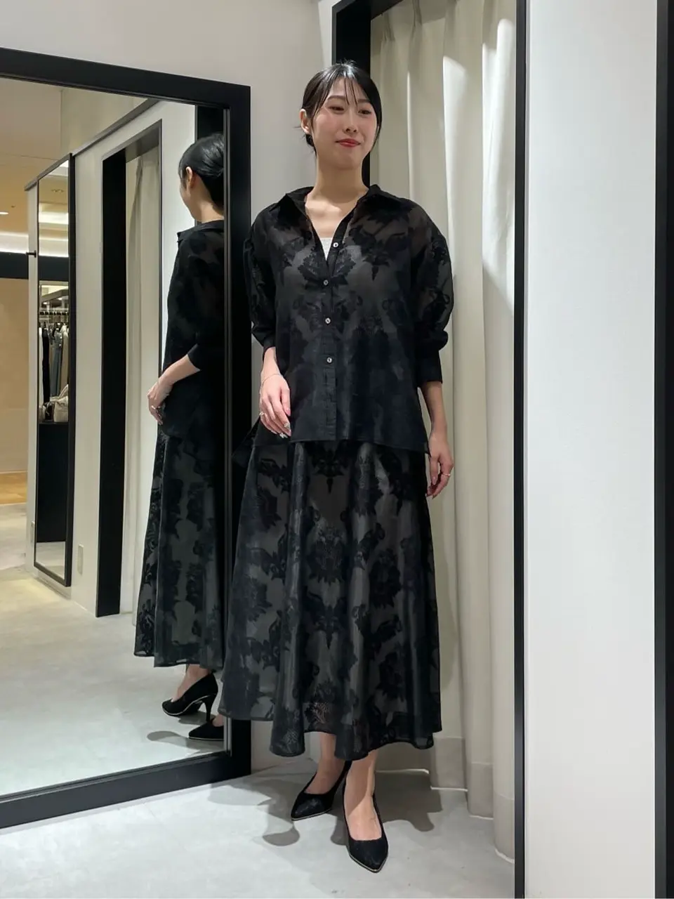 GRACE CONTINENTAL 端場　わかな コーディネート画像