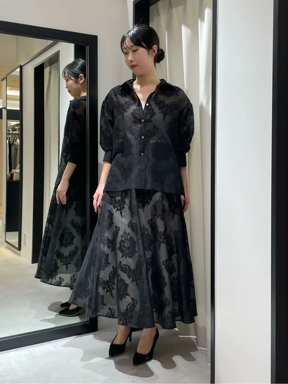 GRACE CONTINENTAL 端場　わかな コーディネート画像