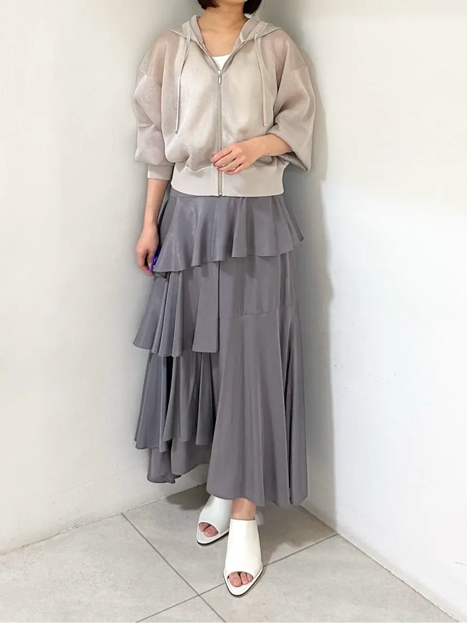 GRACE CONTINENTAL MORITA AI コーディネート画像