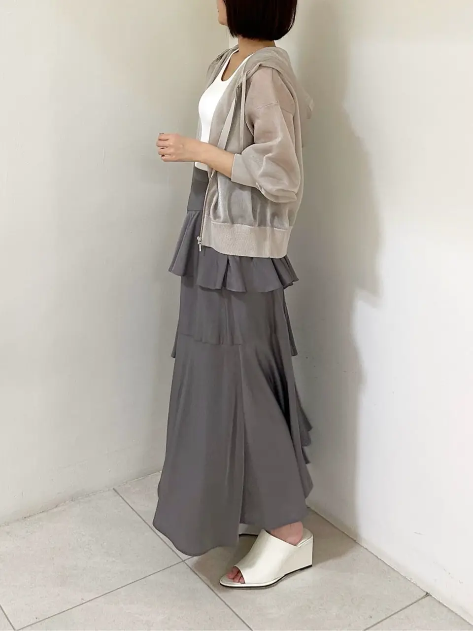 GRACE CONTINENTAL MORITA AI コーディネート画像