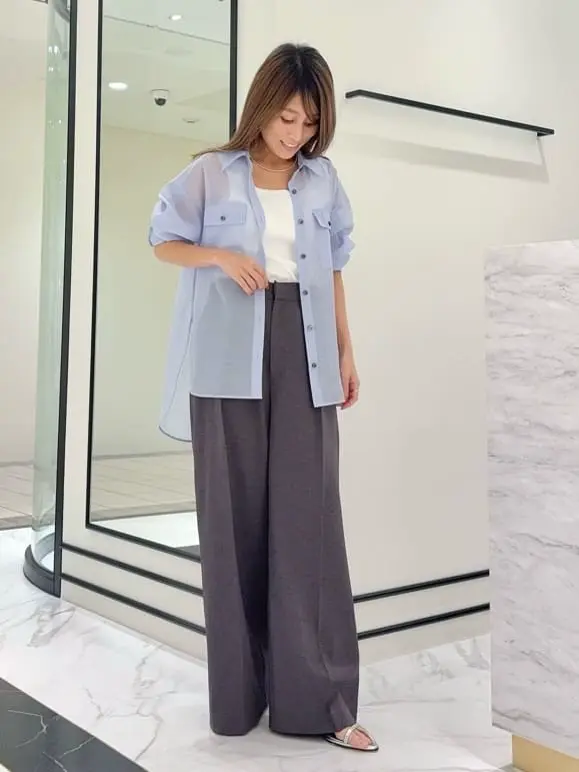 GRACE CONTINENTAL yukimi yonee コーディネート画像