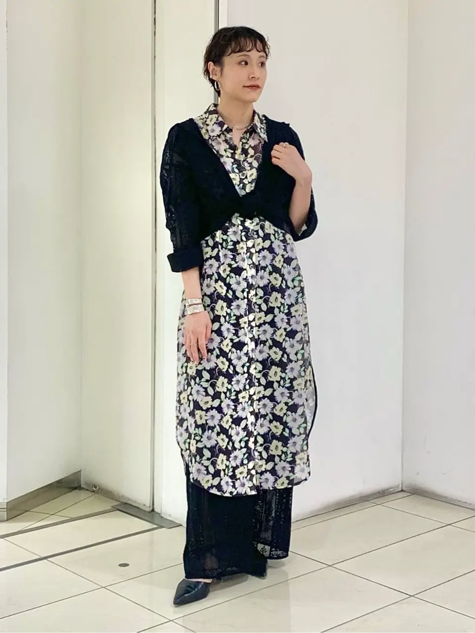 GRACE CONTINENTAL haruka iwasaki コーディネート画像