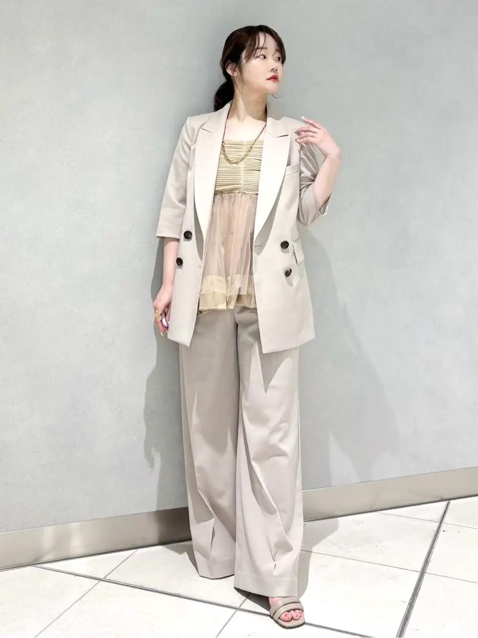 GRACE CONTINENTAL SAYUMI Nagashima コーディネート画像