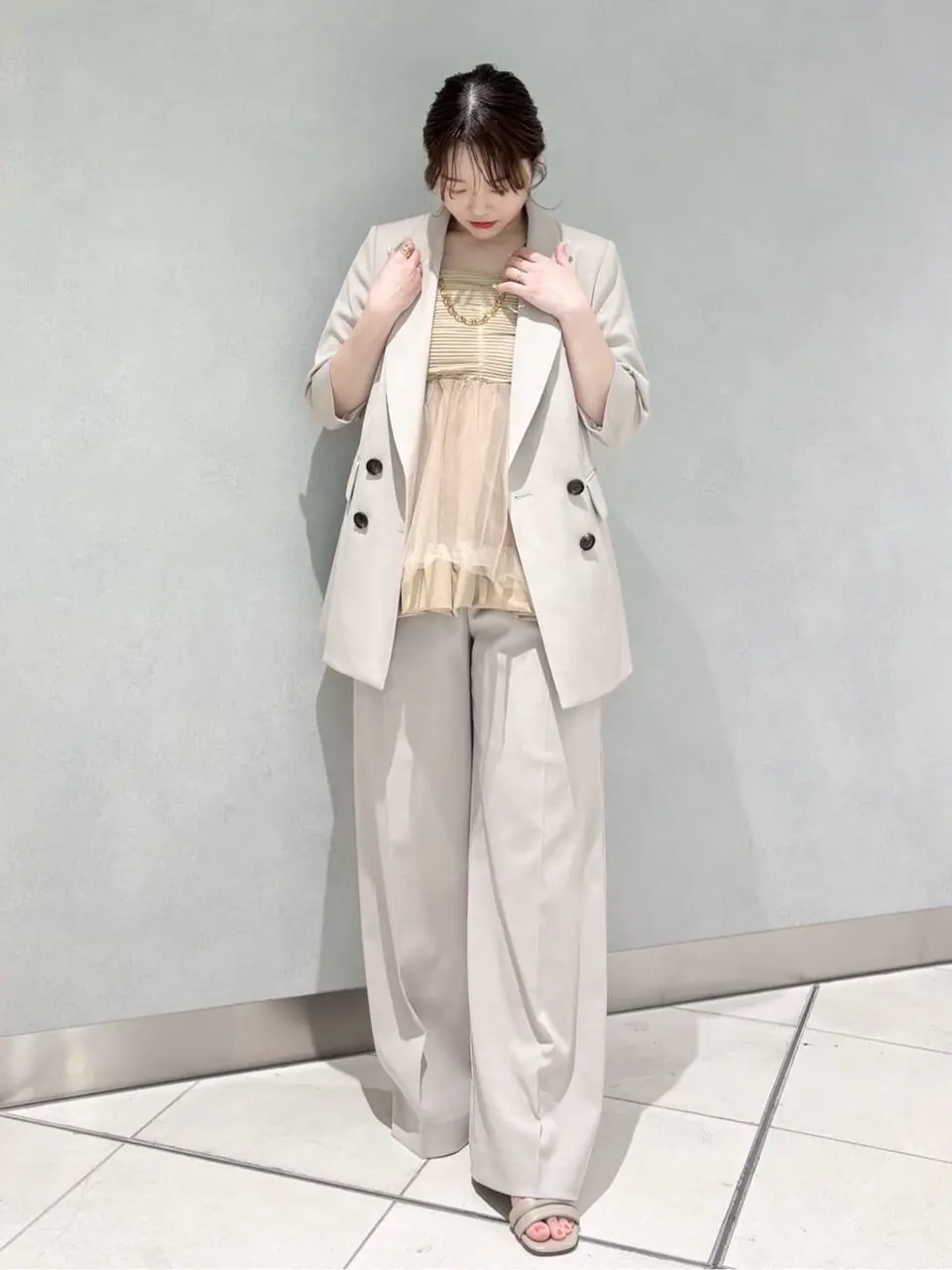 GRACE CONTINENTAL SAYUMI Nagashima コーディネート画像