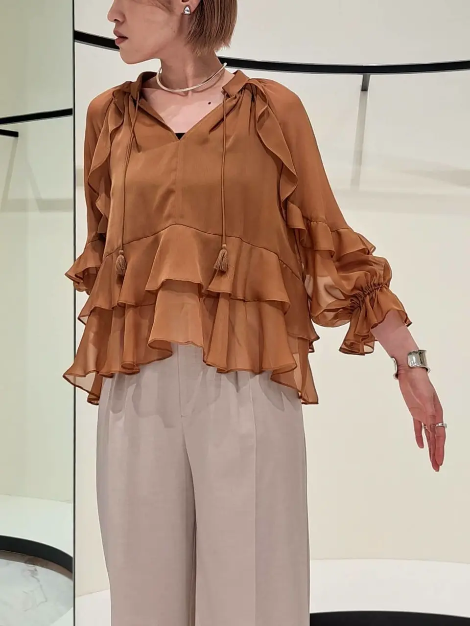 GRACE CONTINENTAL 今野　志保 コーディネート画像