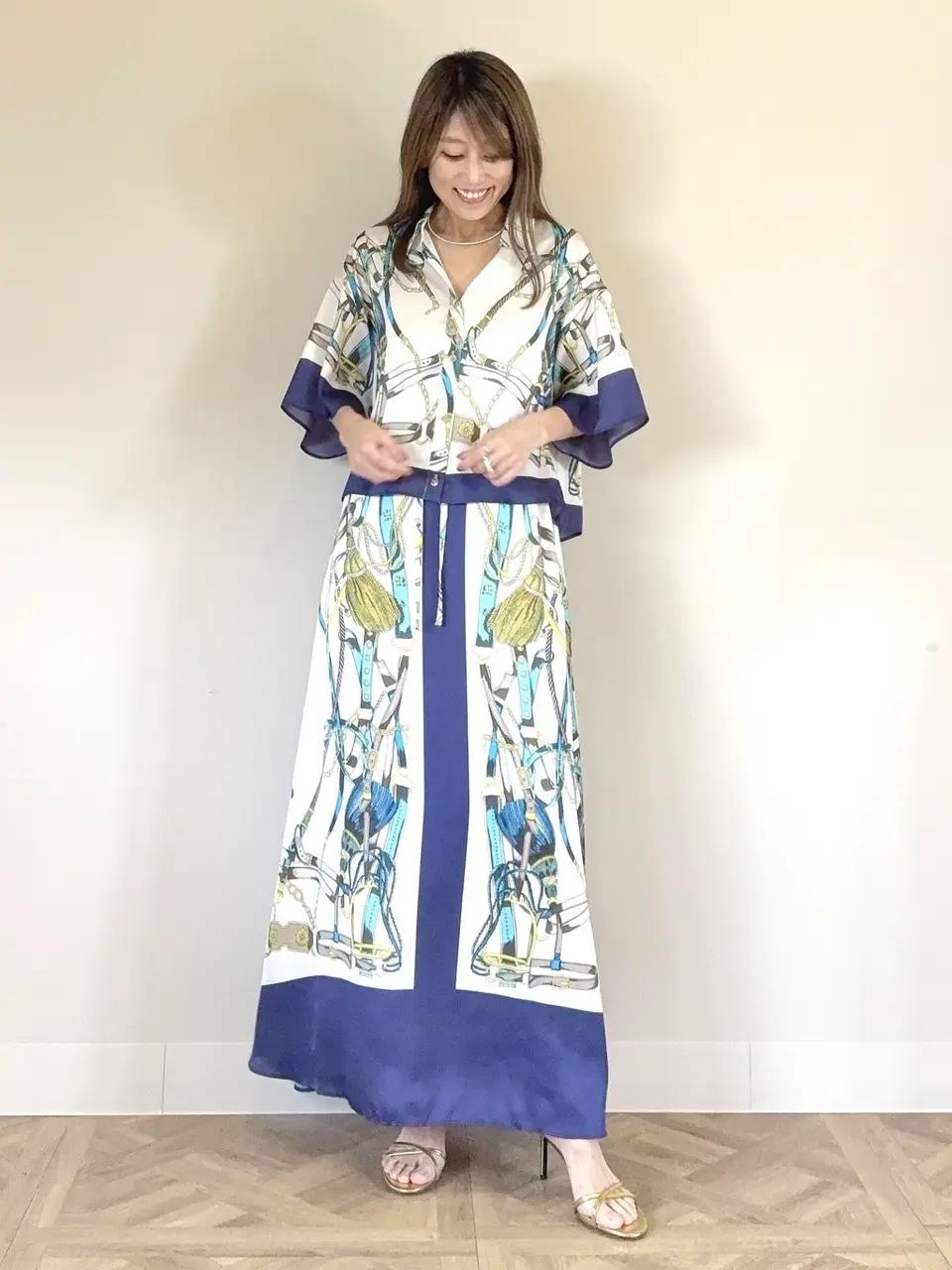 GRACE CONTINENTAL yukimi yonee コーディネート画像