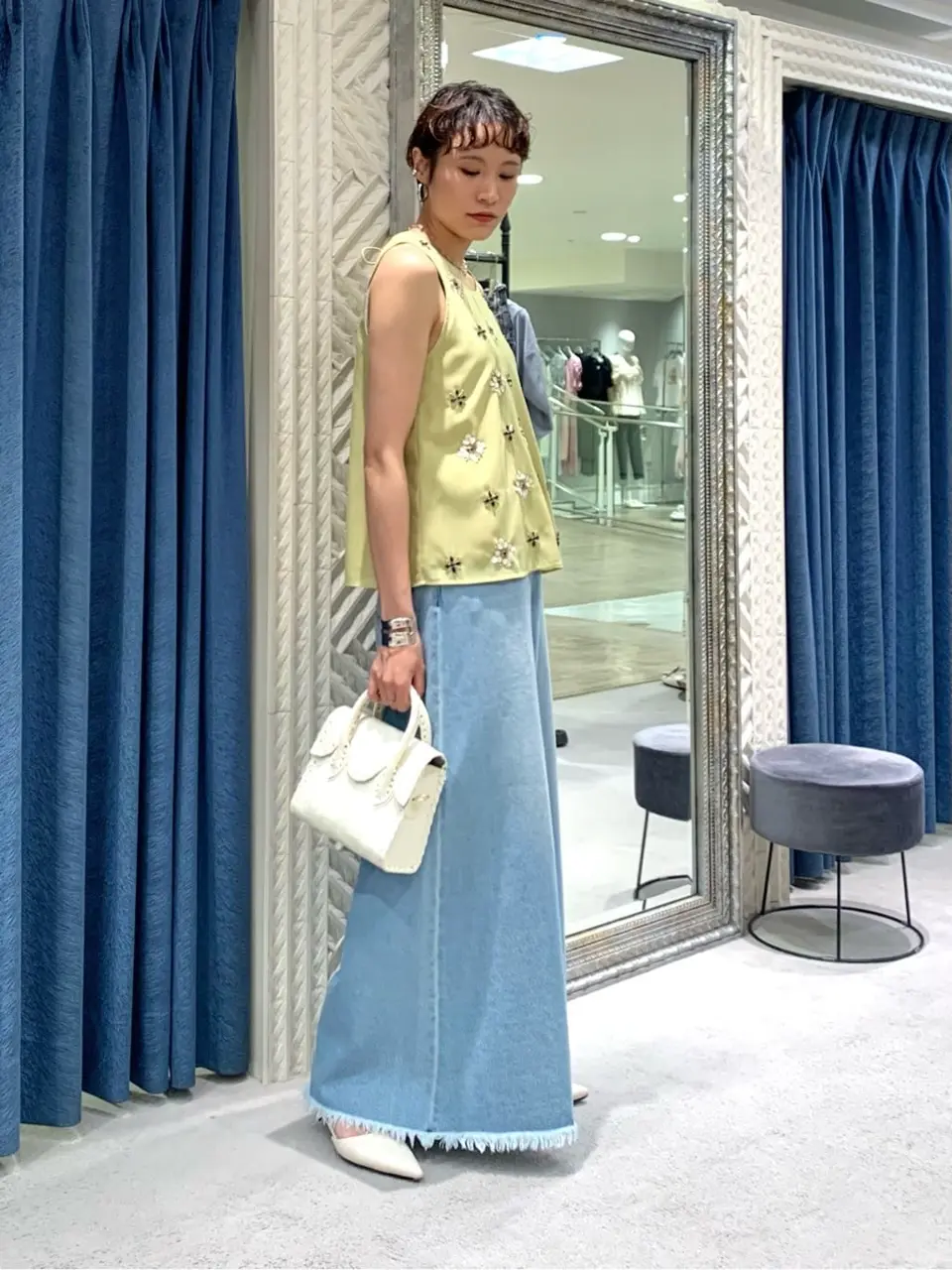 GRACE CONTINENTAL haruka iwasaki コーディネート画像