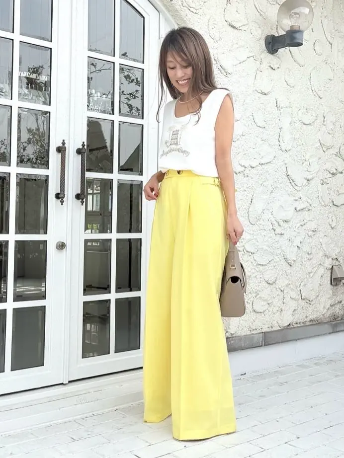 GRACE CONTINENTAL yukimi yonee コーディネート画像