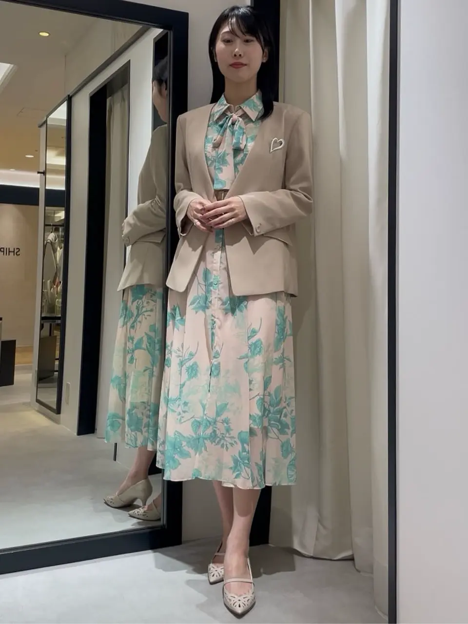 GRACE CONTINENTAL 端場　わかな コーディネート画像