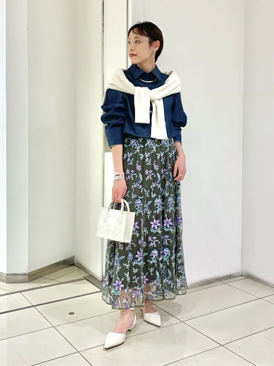 GRACE CONTINENTAL haruka iwasaki コーディネート画像