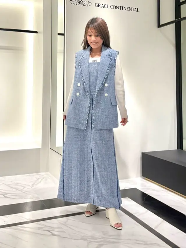 GRACE CONTINENTAL yukimi yonee コーディネート画像