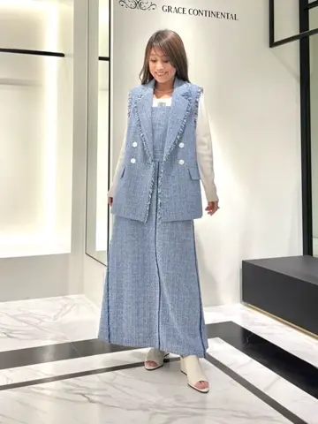 GRACE CONTINENTAL yukimi yonee コーディネート画像