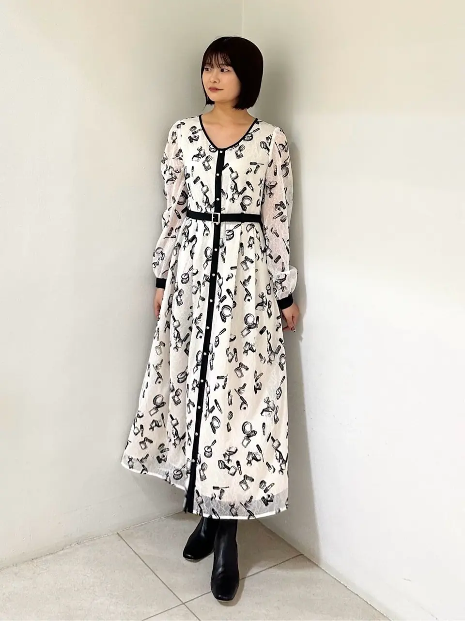 GRACE CONTINENTAL MORITA AI コーディネート画像