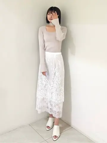 GRACE CONTINENTAL MORITA AI コーディネート画像